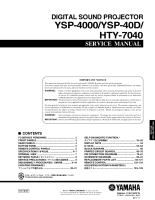 Yamaha YSP-40-D - Service Manual 